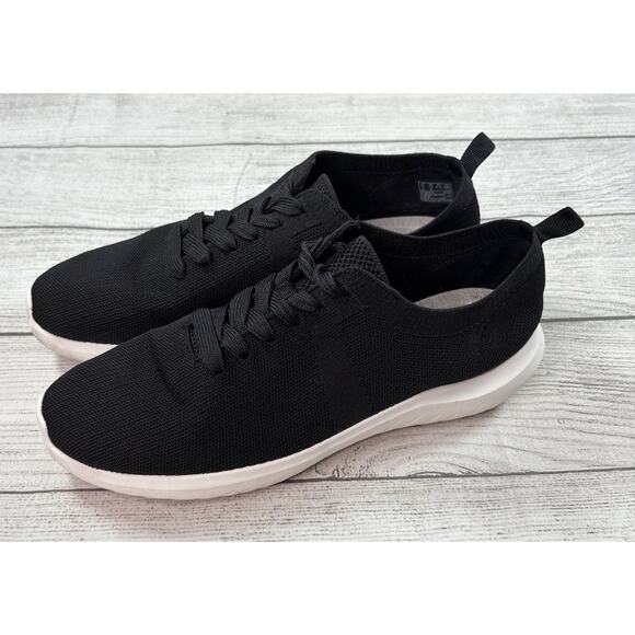 Clarks Shoes - Clarks Cloudsteppers Women’s Nova Glint Sneakers Black Knit Size 10